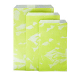 Sacchetti piatti in carta kraft verde chiaro
