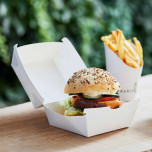 Hamburger Box in Cartoncino e PLA