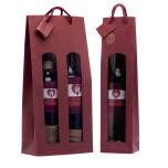 Shopper Bordeaux Edition con Finestra Bordeaux