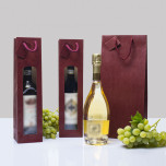 Shopper Bordeaux Edition con Finestra Bordeaux