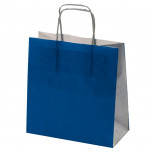 Shopper Carta Bicolor Blu