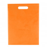 Shopper TNT Colorato manico fustellato Arancio