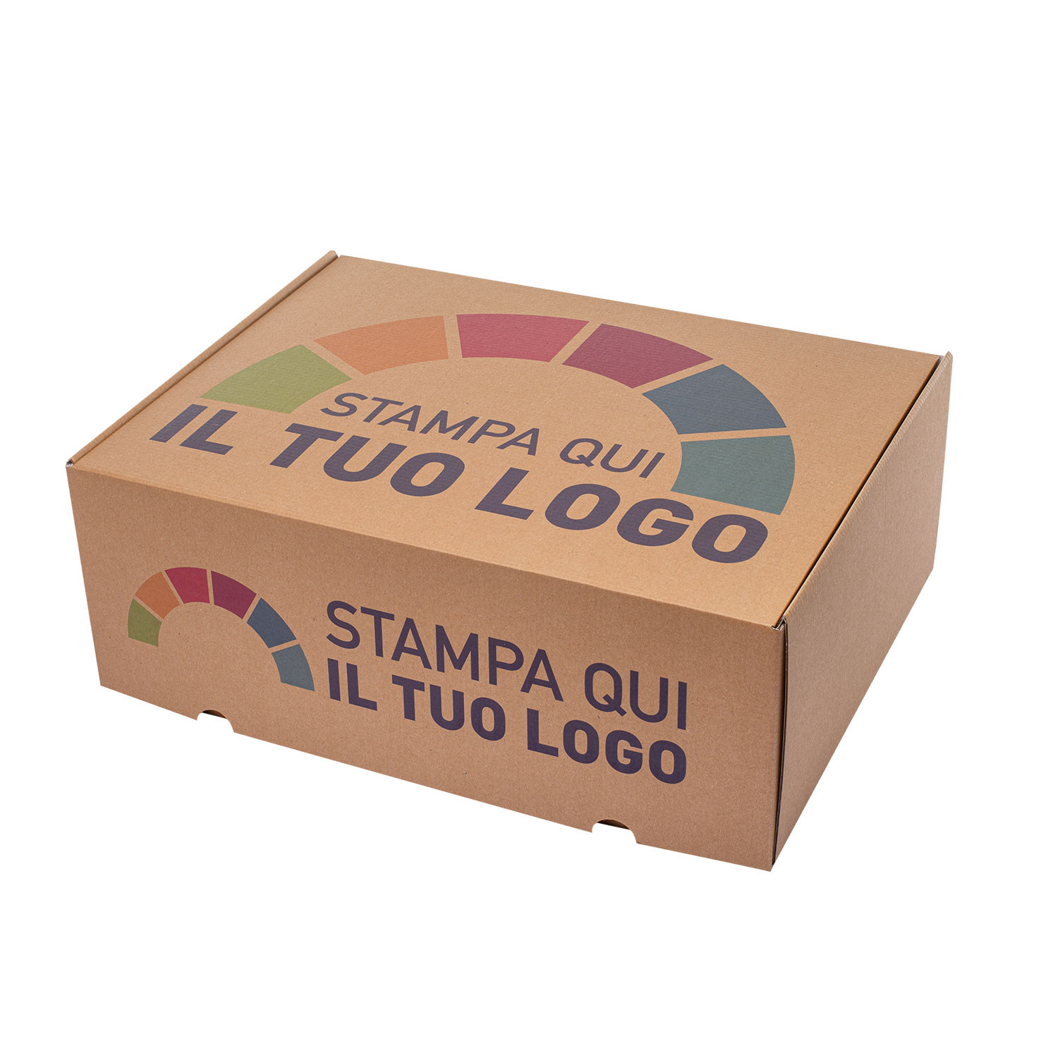 Scatola da Spedizione E-commerce Personalizzata, Logo a Colori - Eurofides