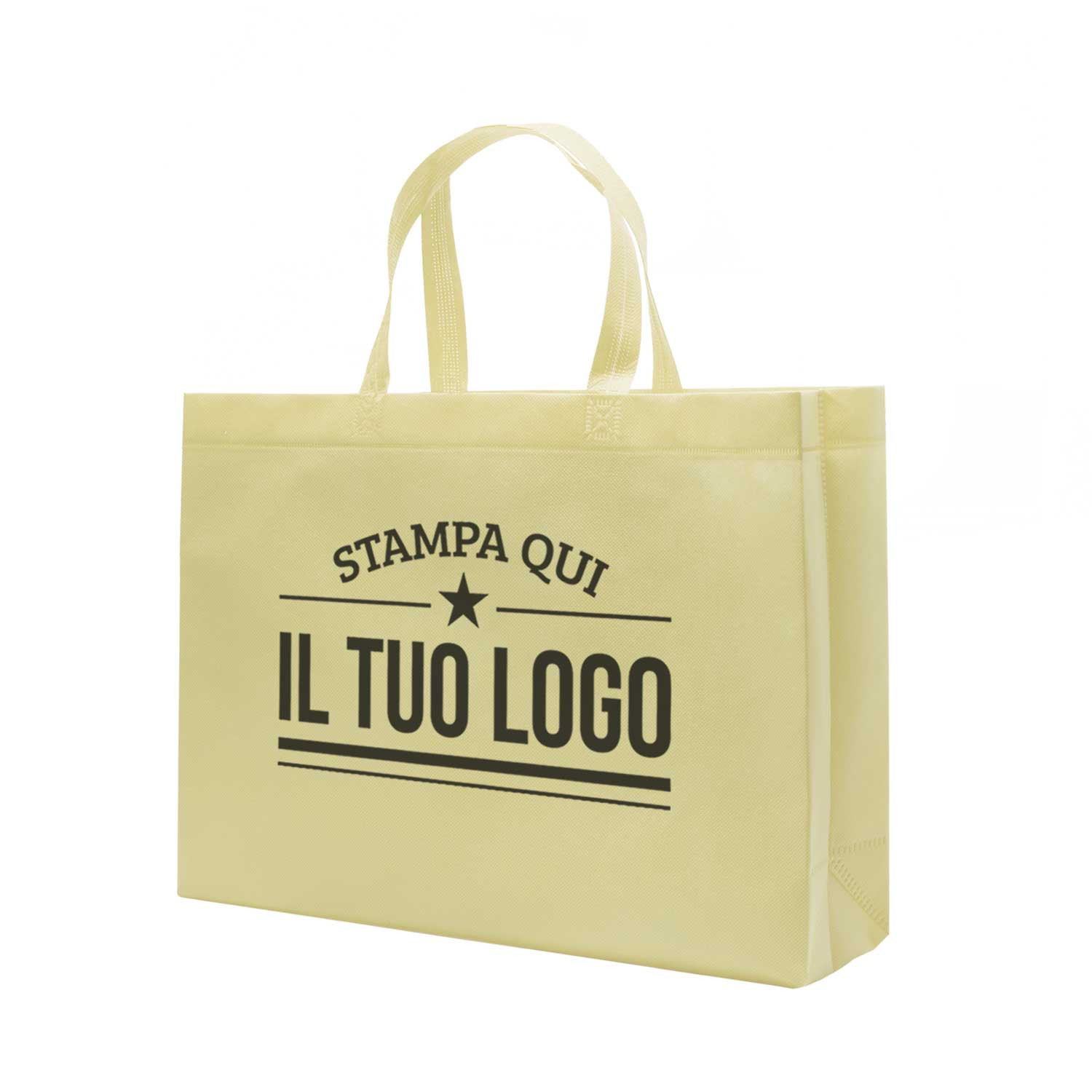 Shopper in TNT personalizzate, ingrosso borse in tessuto con logo