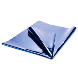 Carta Regalo Metallizzata Blu