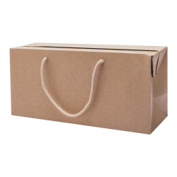 Portabottiglia Bag Box Kraft Avana