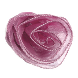 Rosa Tessuto Organza con zip Lilla