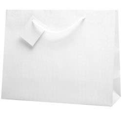 Shopper Skin in Carta Goffrata Bianco