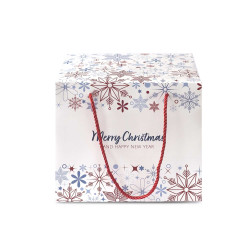 Bag Box Portapanettone Cristalli Merry Christmas