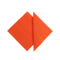 Tovaglioli Tissue Unicolor 25x25 cm Arancio