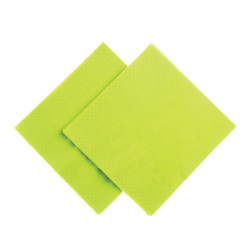 Tovaglioli Tissue Unicolore Verde Mela