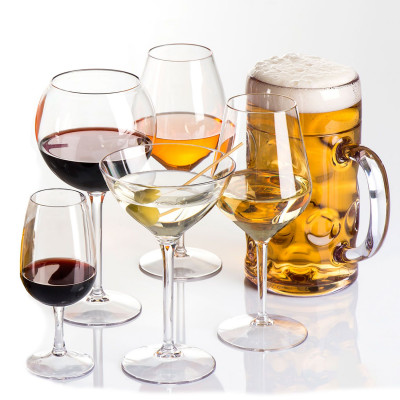 Calice vino bianco trasparente, Prodotti
