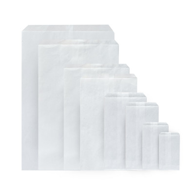 5Kg sacchetti di carta bianchi 18x5,5x33cm - Salari s.r.l.