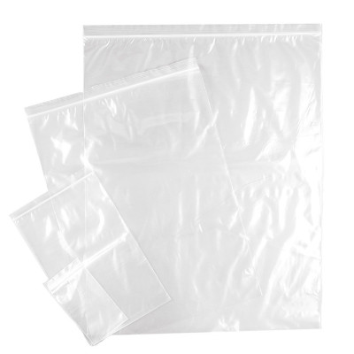 Sacchetti plastica trasparente con chiusura a pressione
