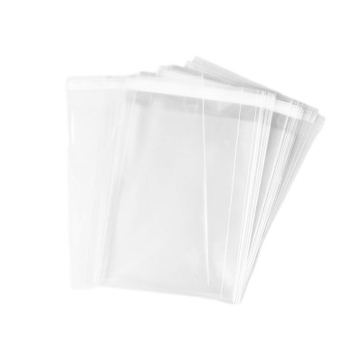 Sacchetti Plastica Trasparente con chiusura adesiva - Eurofides