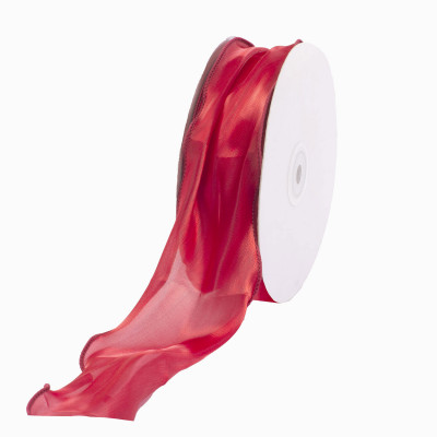 Nastro Chiffon Animato Rosso cm6,30x15mt - Eurofides
