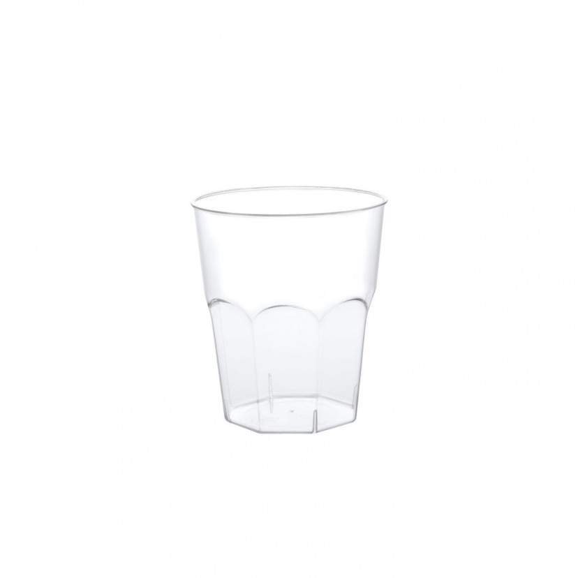 Bicchieri Plastica Trasparente 50cc Trasparente