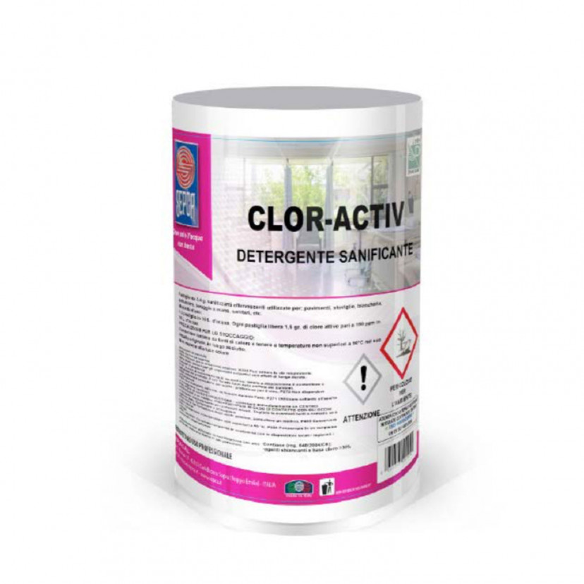 Detergente Sanificante in Compresse Clor Active