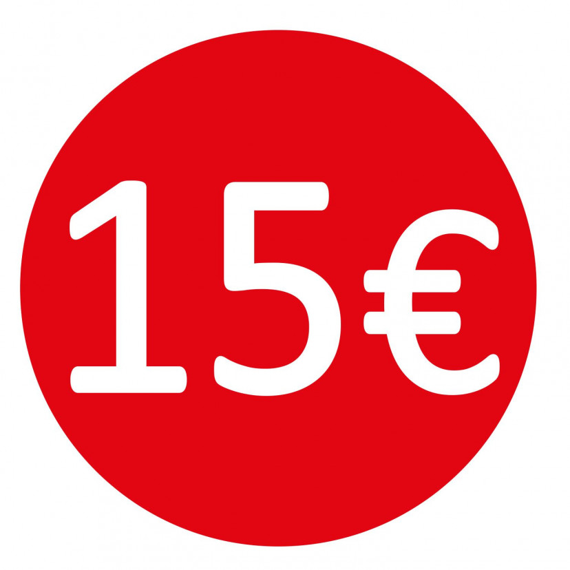 Etichetta 15€ 