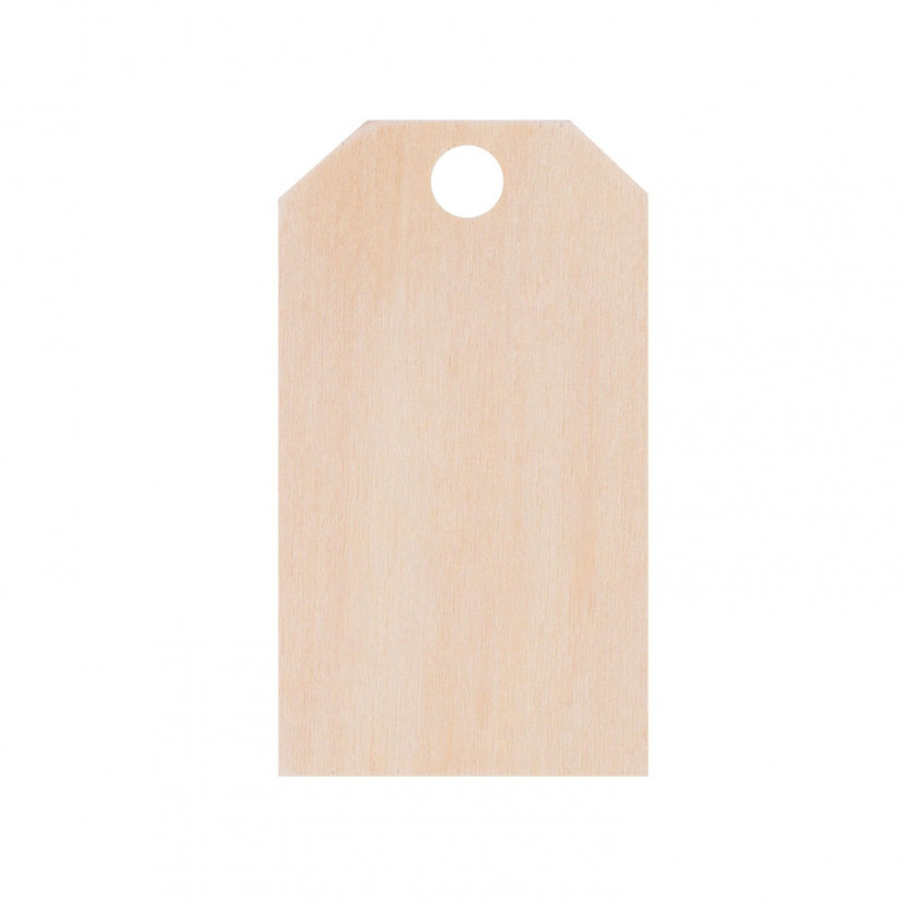 10 x etichette in legno di forma quadrata 10 cm in legno 100 mm 