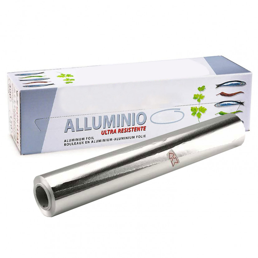 Rotolo di Alluminio per Alimenti con scatola Dispenser