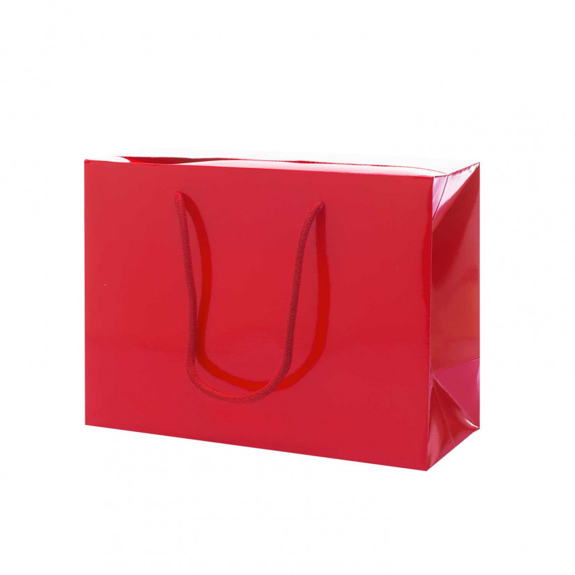 Shopper Carta Lusso Lucida Bag Rosso