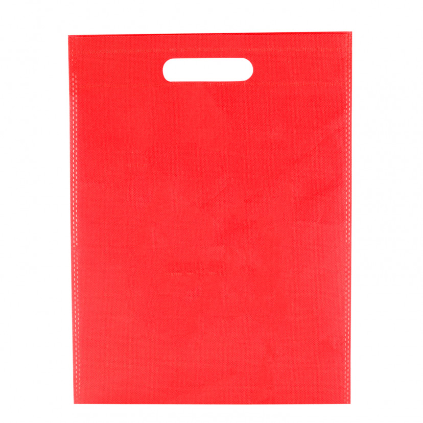 Shopper TNT Colorato manico fustellato Rosso