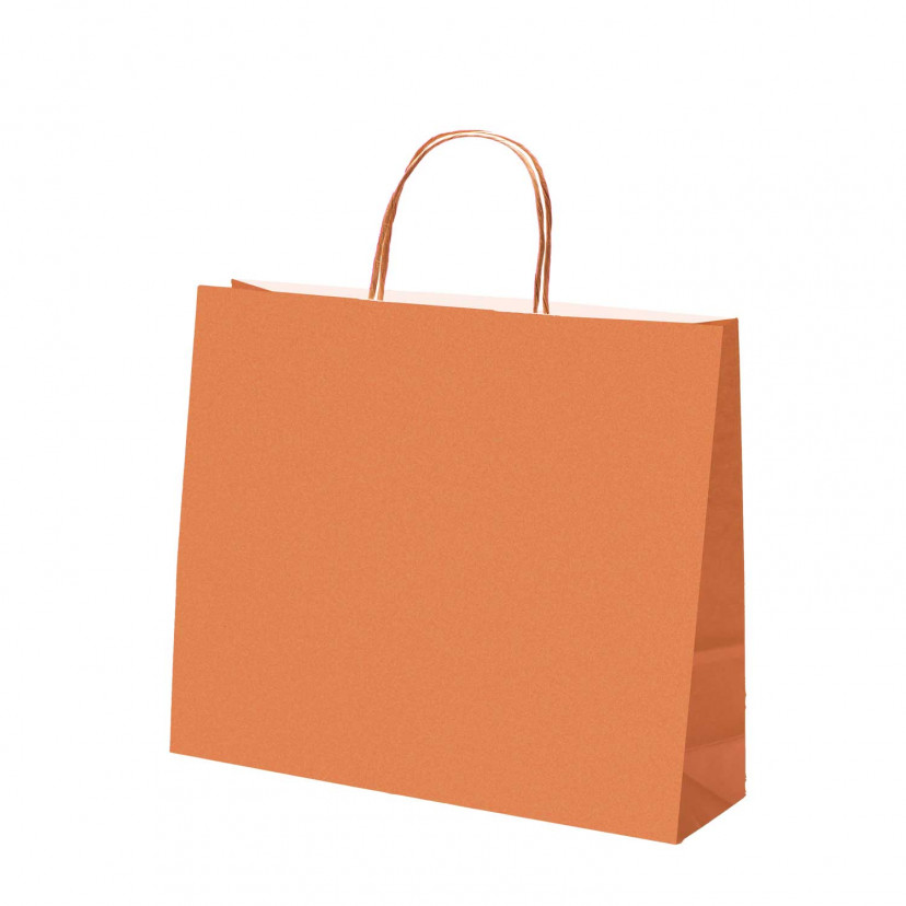 shopper trendy orizzontale colore terracotta