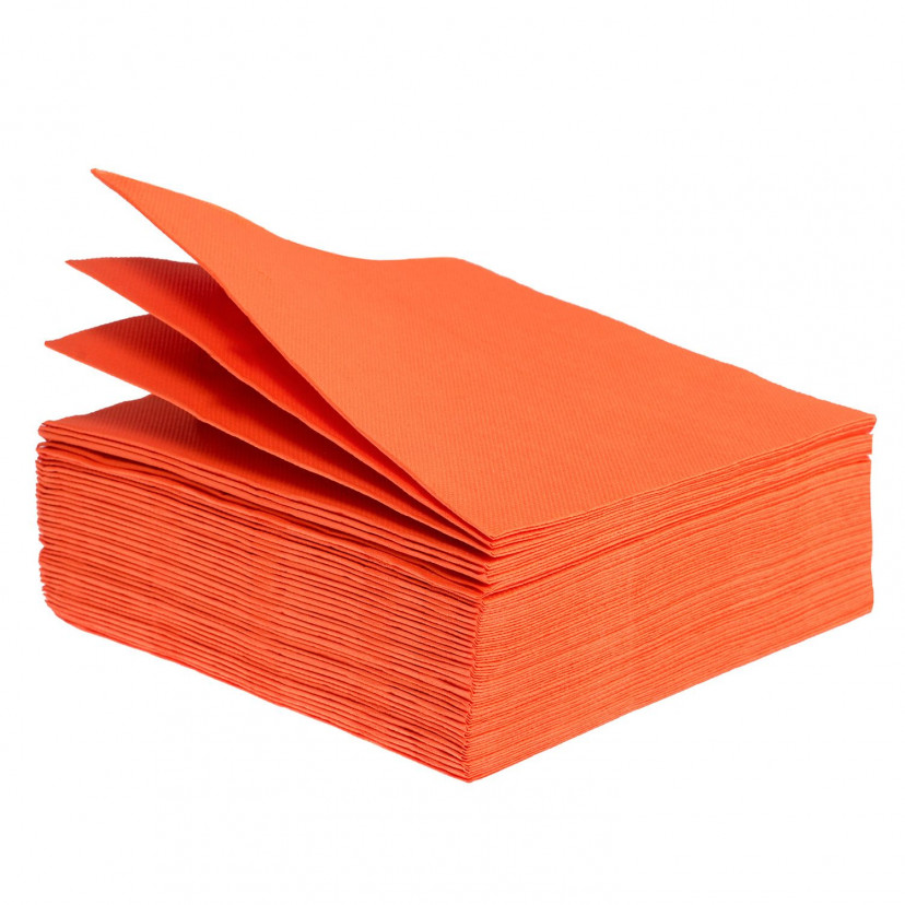 Tovaglioli Tissue Unicolor 38x38 cm Arancio