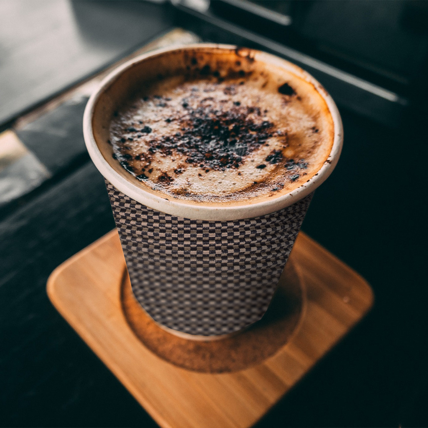 Bicchieri Caffè Biodegradabili 60 ml Avana Mix, 100 Tazzine Espresso Monouso STEELMATES Bicchierini Caffè Carta 