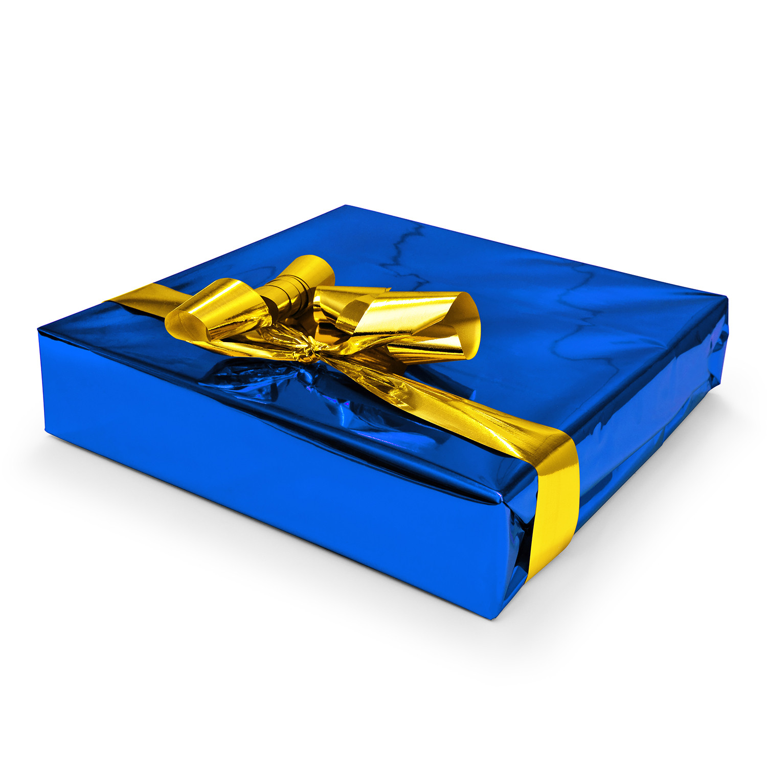 EUROFIDES® 80 Fogli carta pacchi regalo sealing fondo avana cm.70x100 colore blu