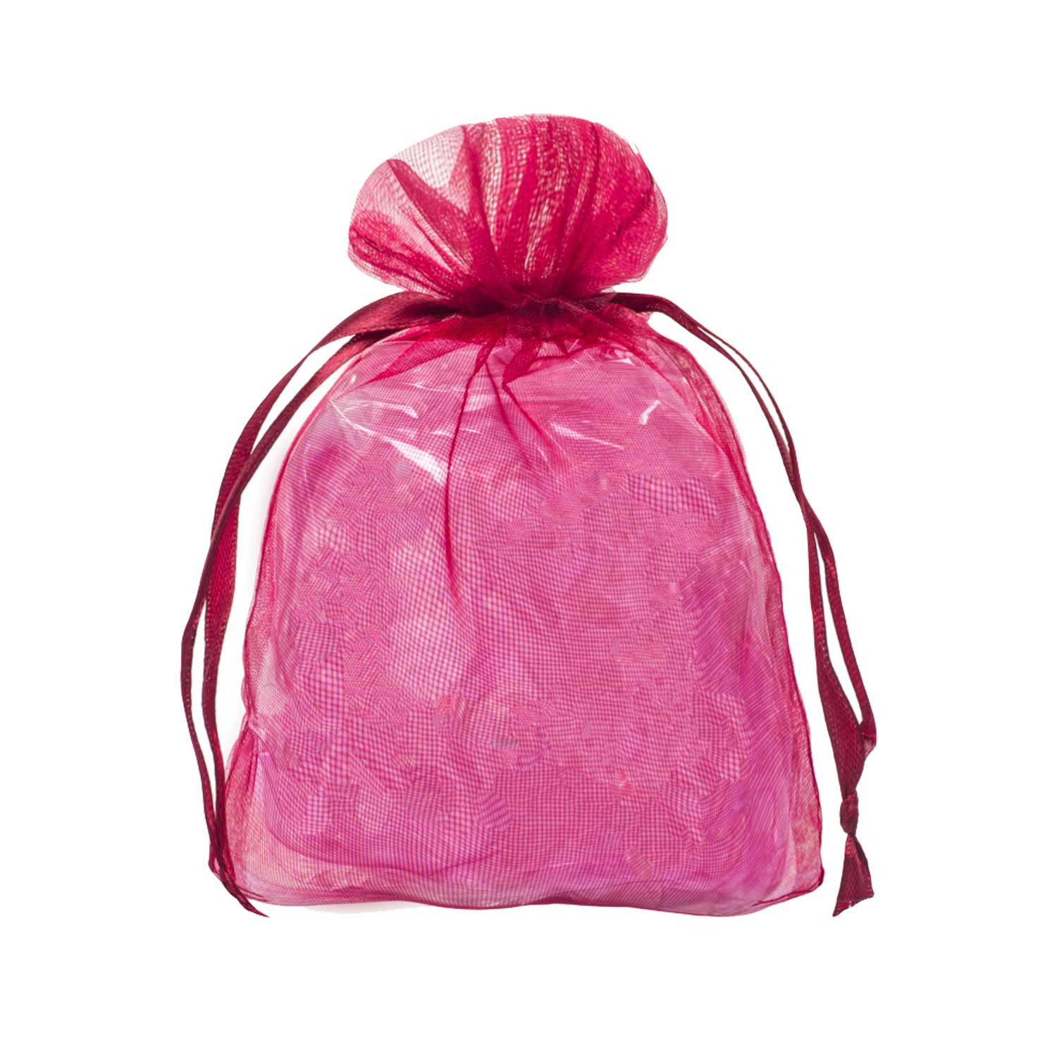 bordeaux 20 sacchetti di organza sacchetto organza ideali per confezione regalo decorazione elemento decorativo misura: 30x15 cm 