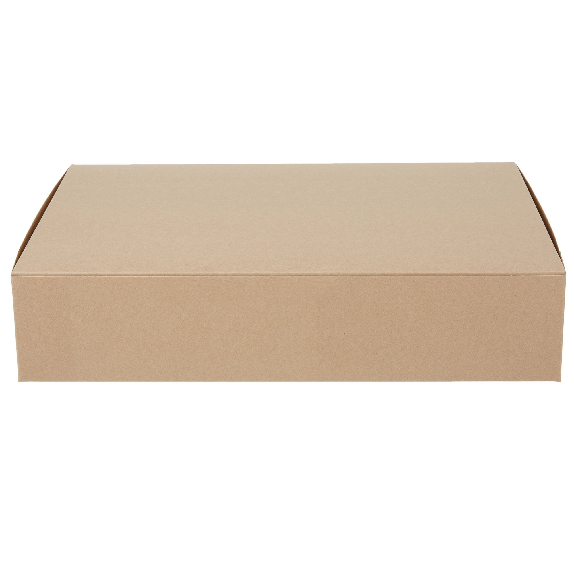 50 scatole per dolci in cartone ondulato extra forte 32 x 32 x 12 cm colore bianco