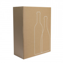 Scatole cartone omologate per spedizione espresso bottiglie vino da 6 posti