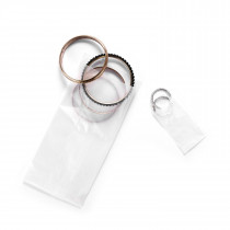 Sacchetti di carta marrone - Formato cm. 20x32 - Confezione da 50 shoppers  sealing avana con manici piatti
