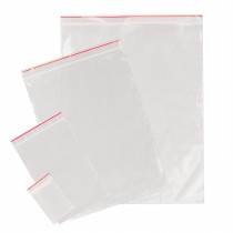 ZCENTER - 120 sacchetti di plastica con manici, resistenti, riutilizzabili,  dimensioni 30 x 40 cm, trasparente, 30*40