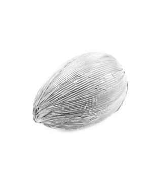 Fogli alluminio pieghettato per uova di Pasqua Argento