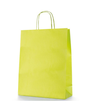 Shopper Carta Colorata Verde Chiaro