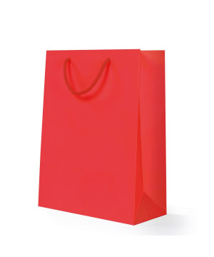 Shopper Carta Lusso Opaca Rosso