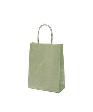 Shopper Carta Trendy Verde Salvia Verticale