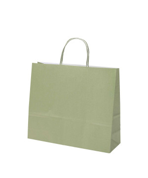Shopper Carta Trendy Verde Salvia Orizzontale