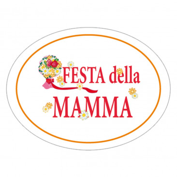 Etichetta Adesiva Festa della Mamma  