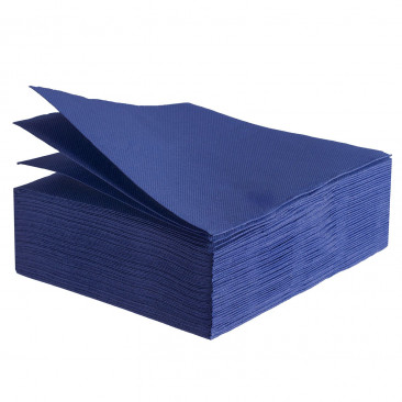 Tovaglioli Tissue Unicolor 38x38 cm Blu