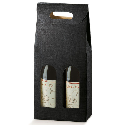 Bottiglia di vino personalizzata con cassa legno ideale per regalo