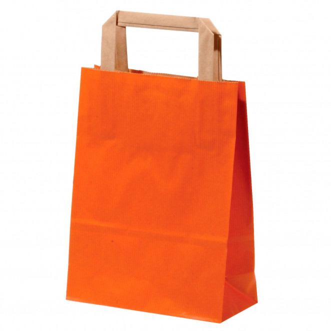 Shopper Carta Sealing Colorata Arancio